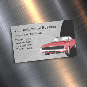 Automobildesign edles Autothema Magnetische Visitenkarte