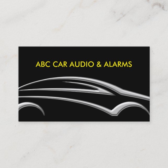 Automobile Audiosysteme Visitenkarte (Vorderseite)