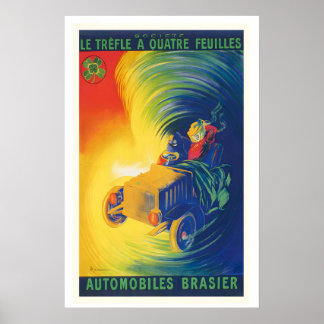 Automobile Brassier Cappiello Vintage-Werbung Poster
