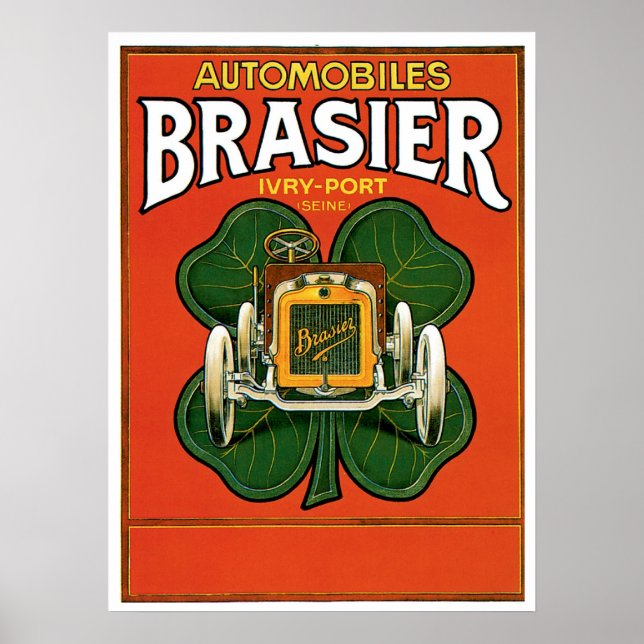 Automobiles Brasier Poster (Vorne)