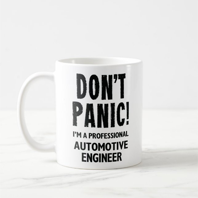 Automobilingenieur Kaffeetasse (Links)