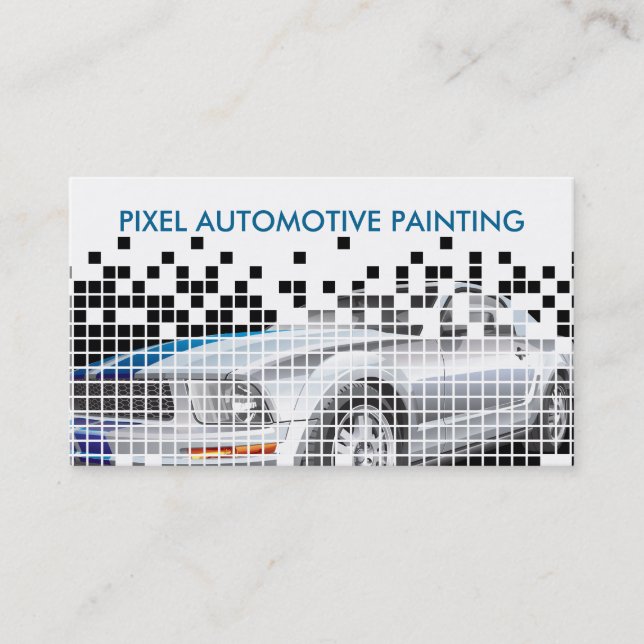 Automobilmalerei-Service Visitenkarte (Vorderseite)