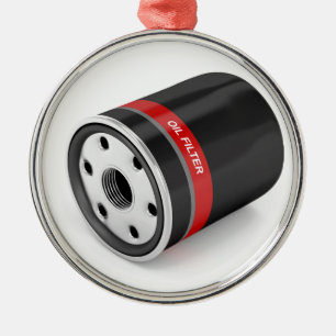 AutomobilÖlfilter Ornament Aus Metall