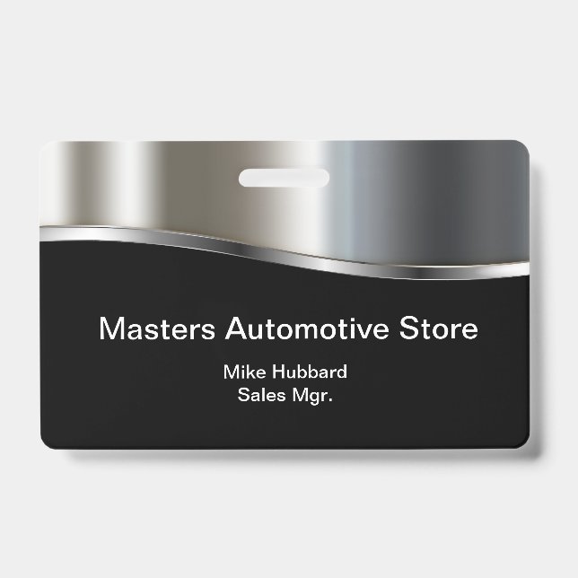 AutomobilVerkaufsstelle-Verkaufs-Team Ausweis (Vorderseite)