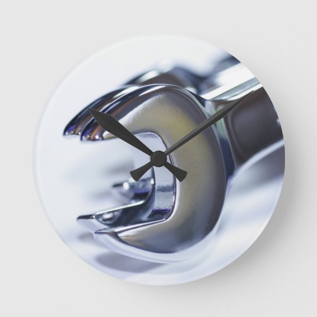 AutomobilWanduhr Runde Wanduhr (Vorderseite)