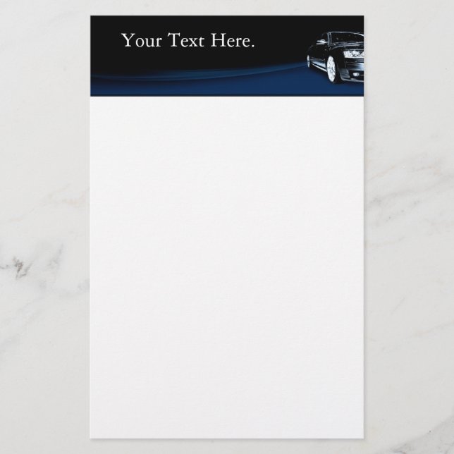 Automotive Briefpapier (Vorderseite)