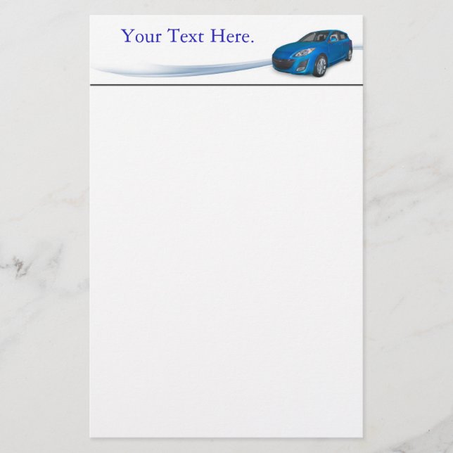Automotive Briefpapier (Vorderseite)