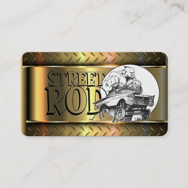 Automotive Business Card Visitenkarte (Vorderseite)