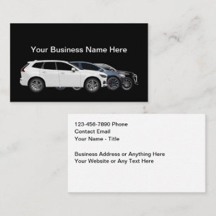 Automotive Business Cards Modernes Design Visitenkarte