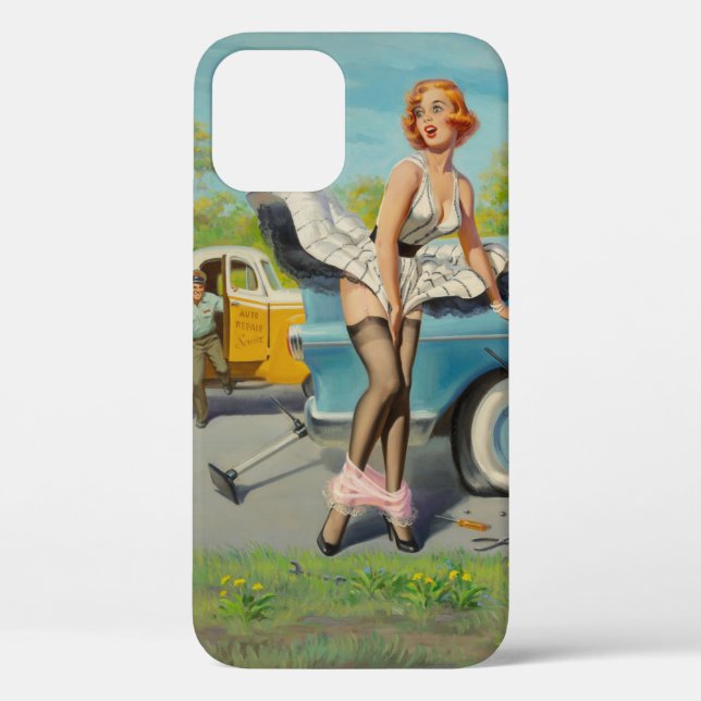 "Automotive Mishap" iPhone 12 Fall Case-Mate iPhone Hülle (Rückseite)