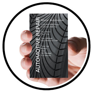 Automotive-Reifen-Geschäftskarten Visitenkarte