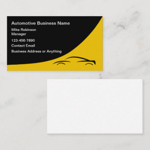 Automotive Services Modernes Business Card Design Visitenkarte