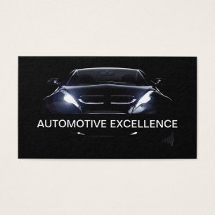 Automotive Sleek Modern Business Cards