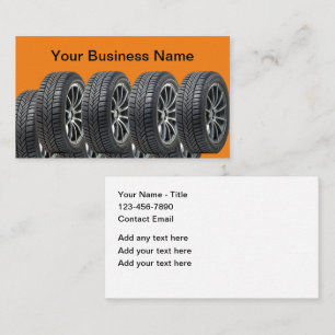 Automotive Theme Tips Business Card Visitenkarte