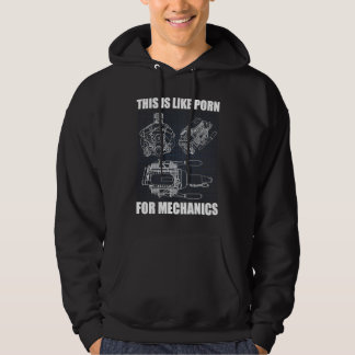 Automotive work  mechanic style hoodie