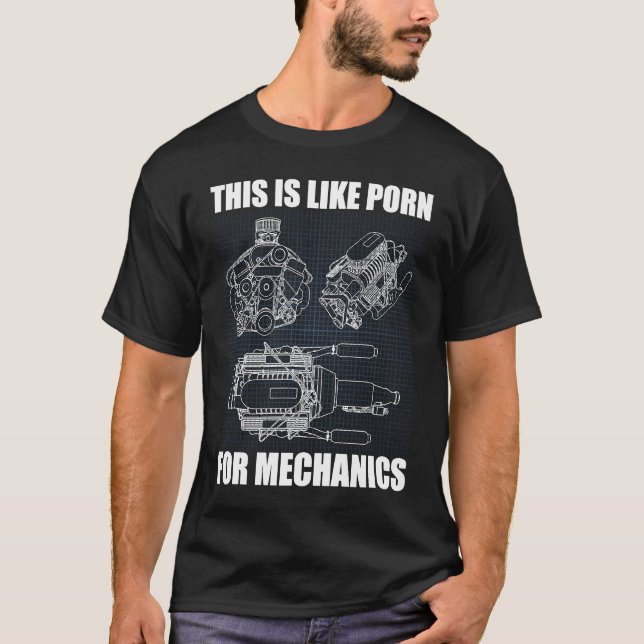 Automotive work  mechanic style T-Shirt (Vorderseite)