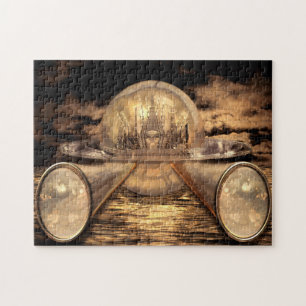 Autonome Pod-Stadt-Puzzle Puzzle
