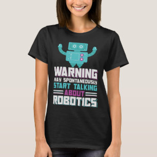 Autonome Roboter-Gebäude der AI T-Shirt