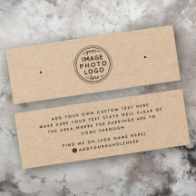 Autopapier Logo-Ohrring-Anzeigetafel