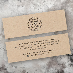 Autopapier Logo-Ohrring-Anzeigetafel