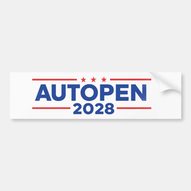 AUTOPEN 2028 AUTOAUFKLEBER (Vorne)