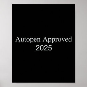 Autopen Zugelassen 2025 Poster