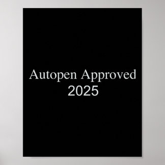 Autopen Zugelassen 2025 Poster