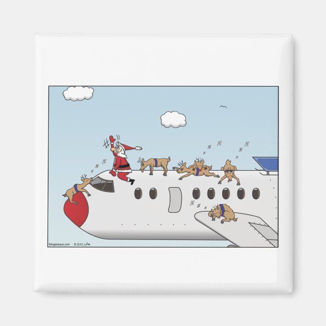 Autopilot Christmas Magnet (Vorne)