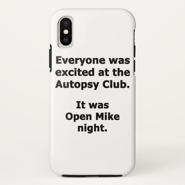 Autopsy-Club Case-Mate iPhone Hülle (Rückseite)