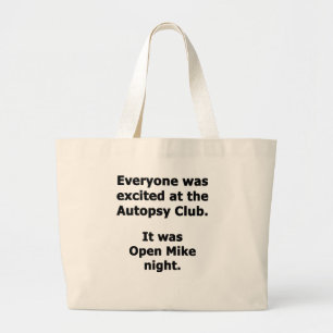 Autopsy-Club Jumbo Stoffbeutel