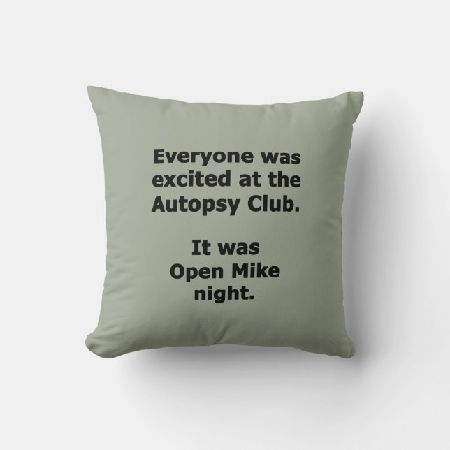 Autopsy-Club Kissen (Vorderseite)