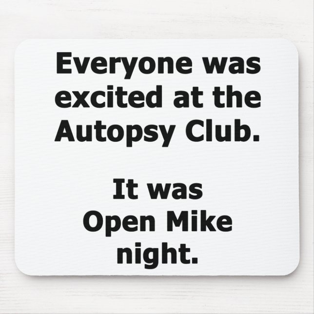 Autopsy-Club Mousepad (Vorne)