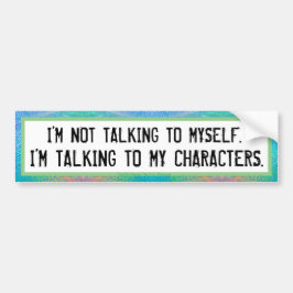 Autor-Autoaufkleber Autoaufkleber