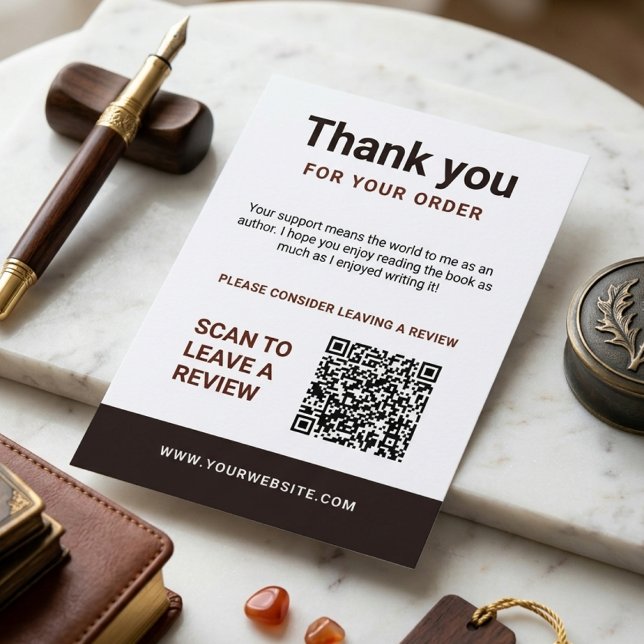 Autor Danke Einlegekarte Buchrezension Anfrage Begleitkarte (Von Creator hochgeladen)