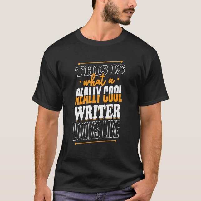 Autor des Buches T-Shirt (Vorderseite)