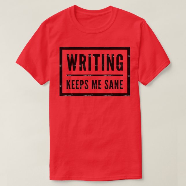 Autor Poet Write Writer Spaß T-Shirt (Design vorne)