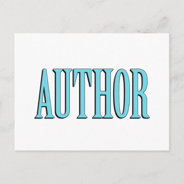 Autor Postkarte (Vorderseite)