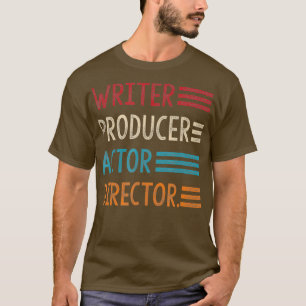 Autor Produzent Schauspieler Regisseur Filmmaker G T-Shirt