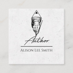 Autor Quadratische Visitenkarte