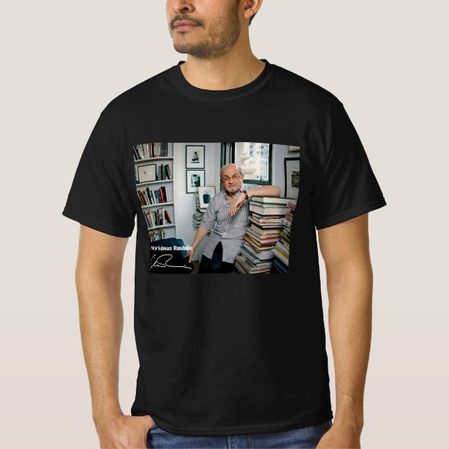 Autor Salman Rushdie T-Shirt (Vorderseite)