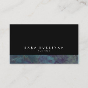 Autor Writer Publishing Dark Grunge Visitenkarte