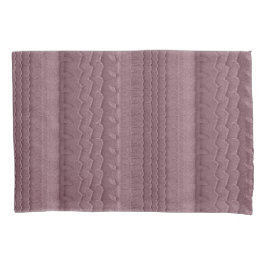 Autoreifen-Bahnen auf Strand-Rosa Kissenbezug