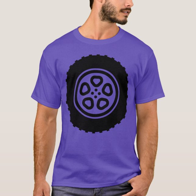 Autoreifen Junge T-Shirt (Vorderseite)