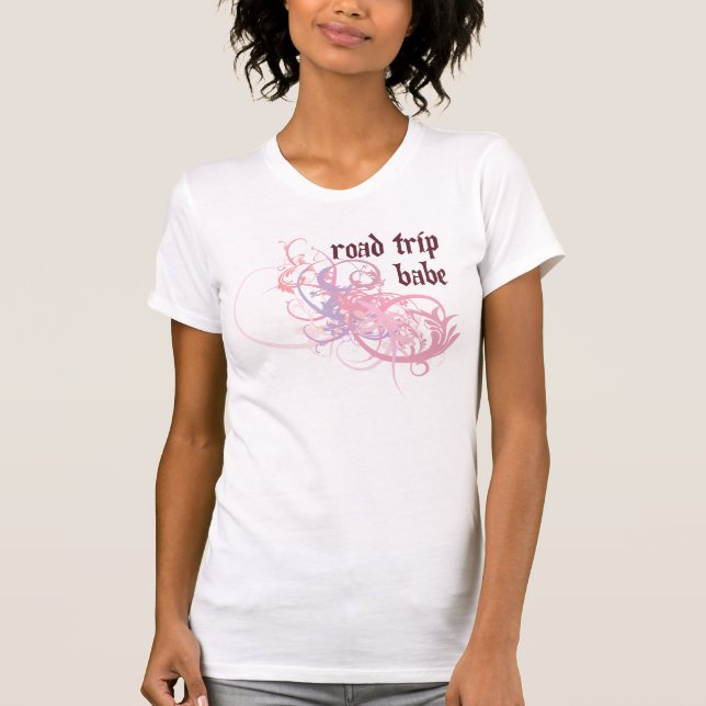 Autoreise-Baby T-Shirt (Vorderseite)
