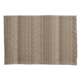 Autoreisertracken am Strand Golden Brown Kissenbezug