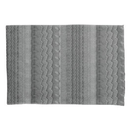 Autoreisertracks am Strand Grau Kissenbezug