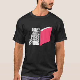 Autoren buchen Bücher, in denen Schreibschriftschr T-Shirt