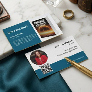 Autoren-Werbe-Buch-Marketing-Foto Visitenkarte