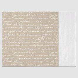 Autorenbücher für kursive Handschriften - zwei Ton Seidenpapier