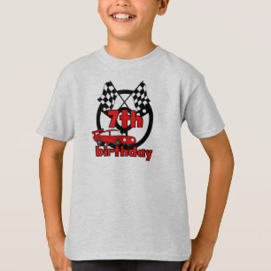 Autorennen-7. Geburtstag T-Shirt
